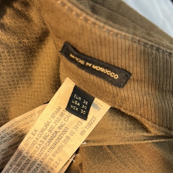 Massimo Dutti Brown Crop Pants 30 - Picture 8 of 10